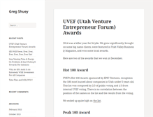 Tablet Screenshot of gregshuey.net